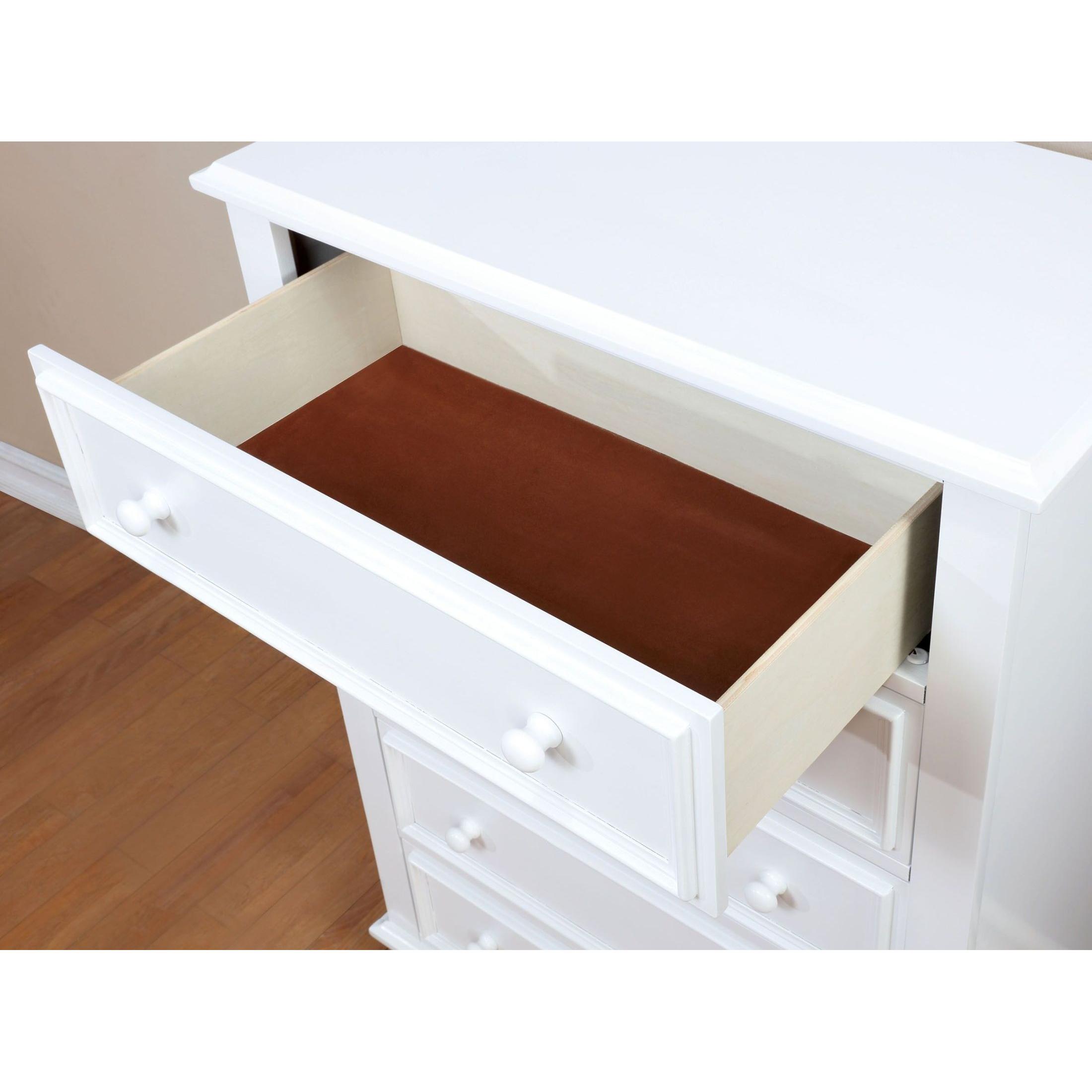 Furniture of America Olivia 5-Drawer Kids Chest CM7155WH-C IMAGE 4