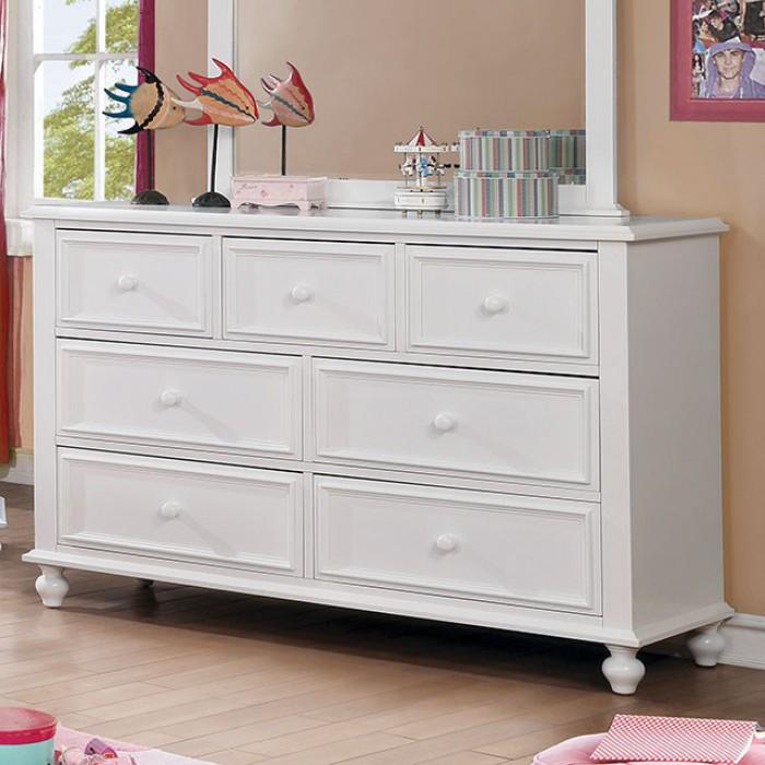  Furniture of America Olivia 7-Drawer Kids Dresser CM7155WH-D IMAGE 1