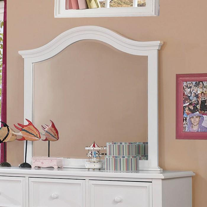  Furniture of America Kids Dresser Mirrors Mirror CM7155WH-M IMAGE 1