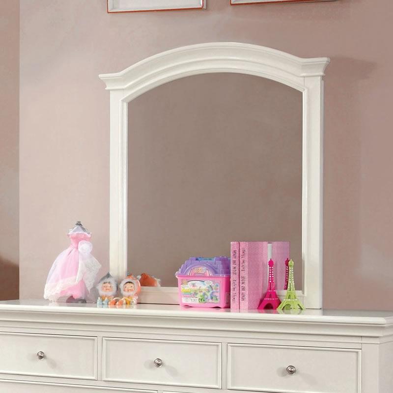  Furniture of America Kids Dresser Mirrors Mirror CM7943WH-M IMAGE 1