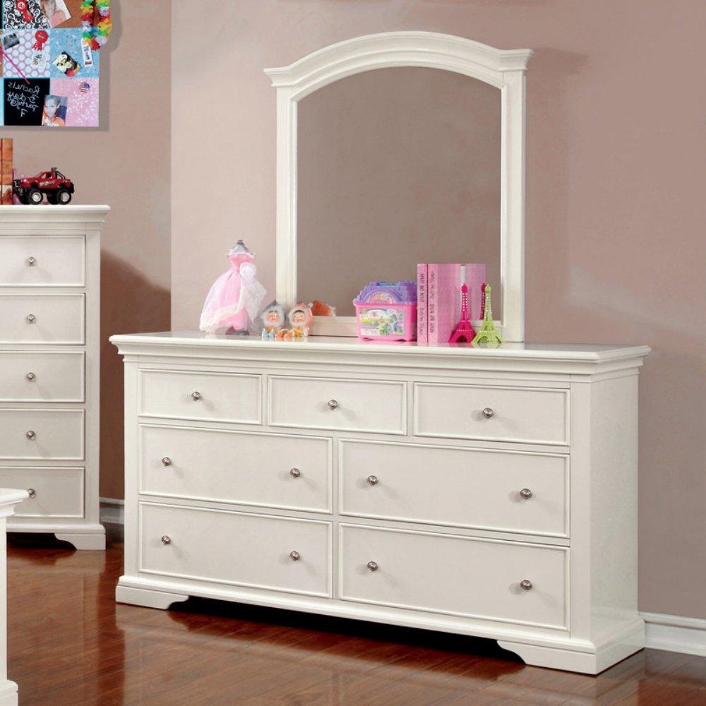  Furniture of America Kids Dresser Mirrors Mirror CM7943WH-M IMAGE 1