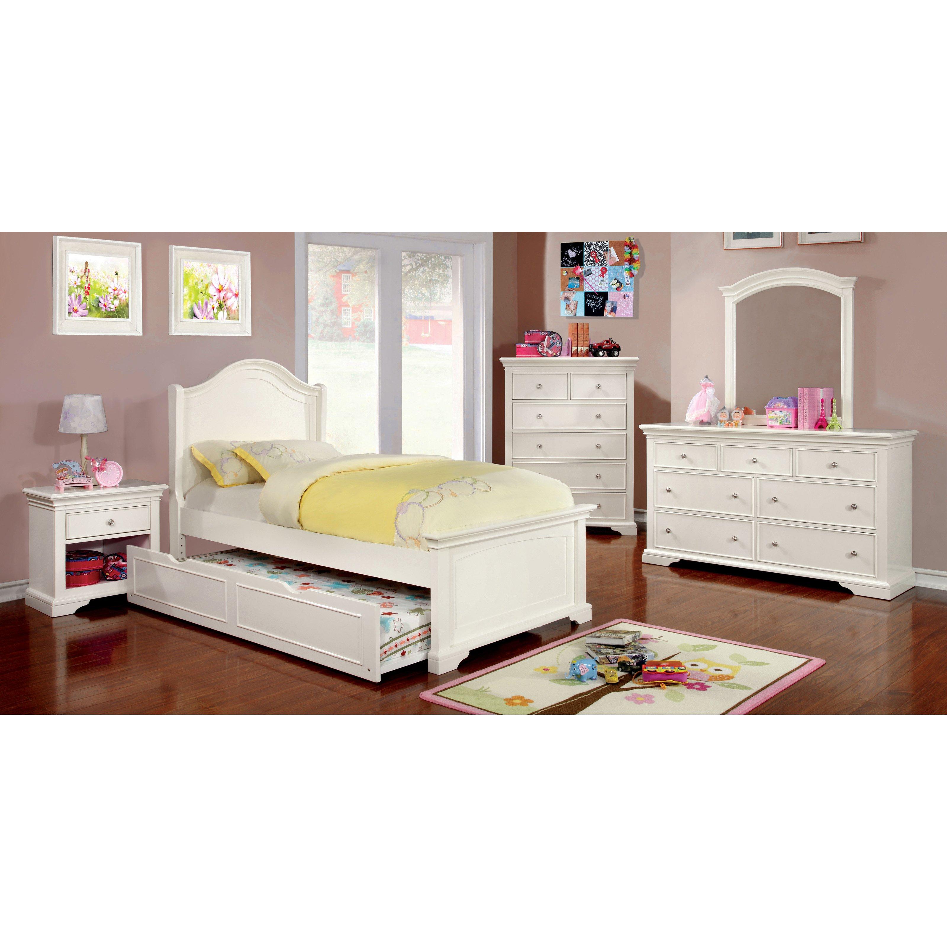  Furniture of America Kids Dresser Mirrors Mirror CM7943WH-M IMAGE 3