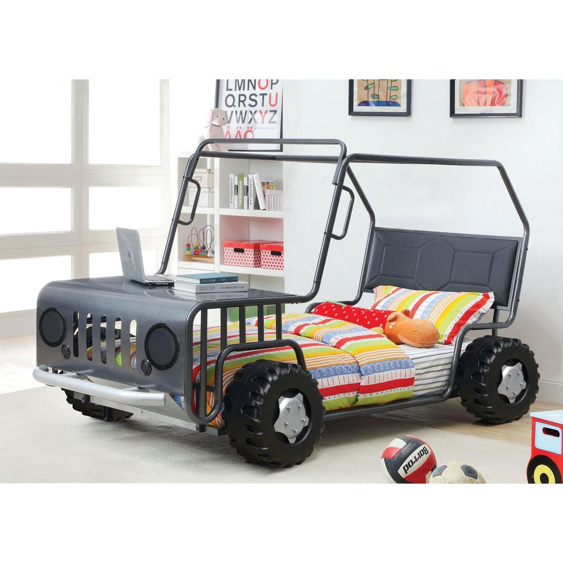  Furniture of America Trekker CM7766 Twin Bed IMAGE 1