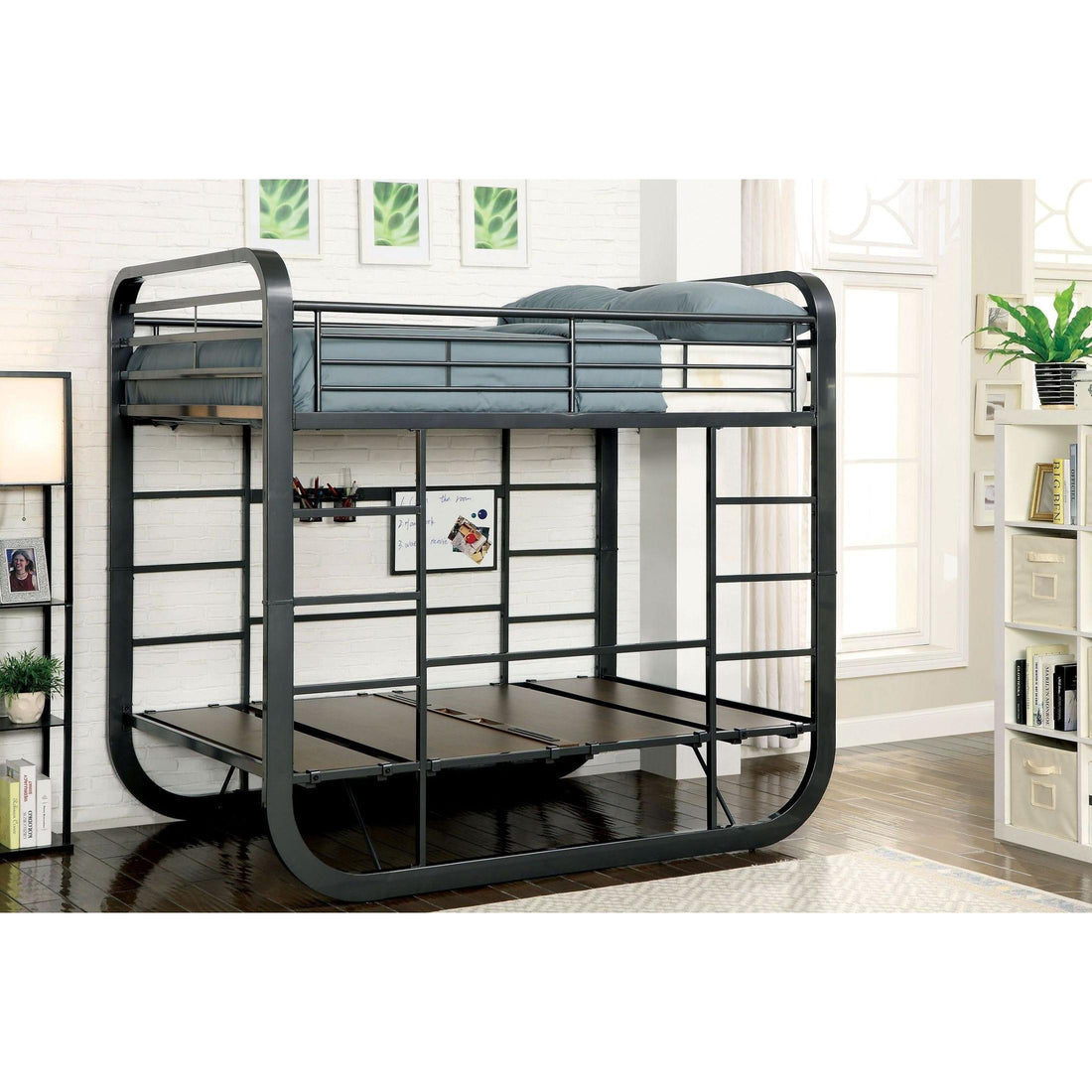  Furniture of America Kids Beds Bunk Bed CM-BK1050F-BED IMAGE 1