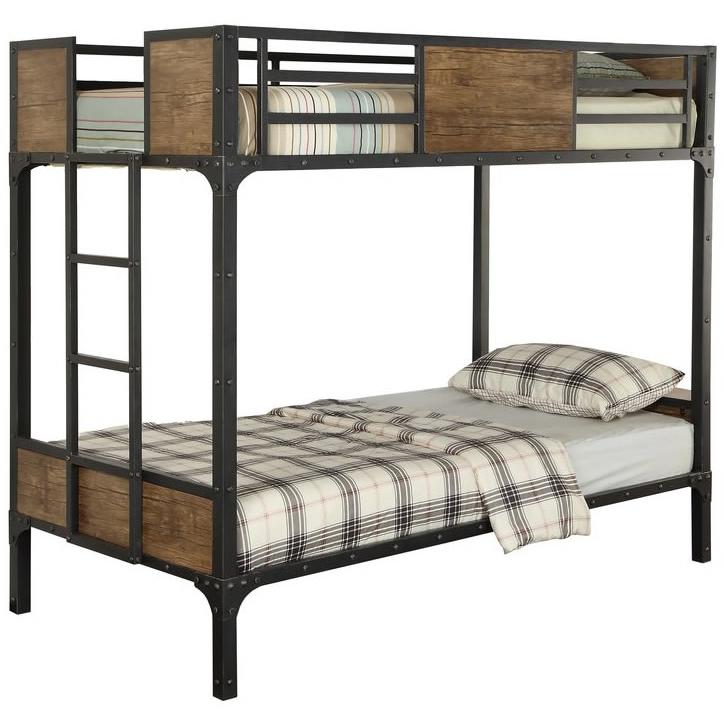  Furniture of America Kids Beds Bunk Bed CM-BK029TT IMAGE 1