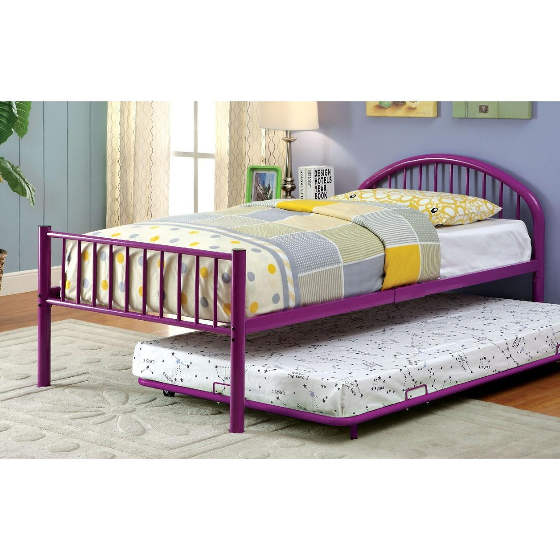  Furniture of America Kids Beds Trundle Bed CM-TR1032PR IMAGE 1
