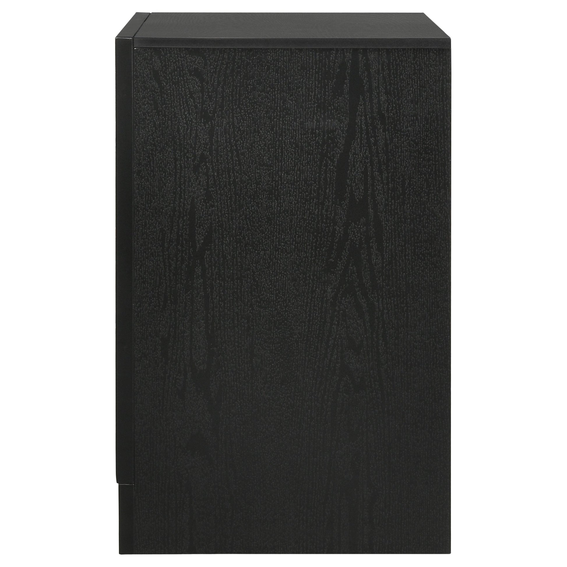  Coaster Furniture Miranda 206362 2-Drawer Nightstand - Black IMAGE 4