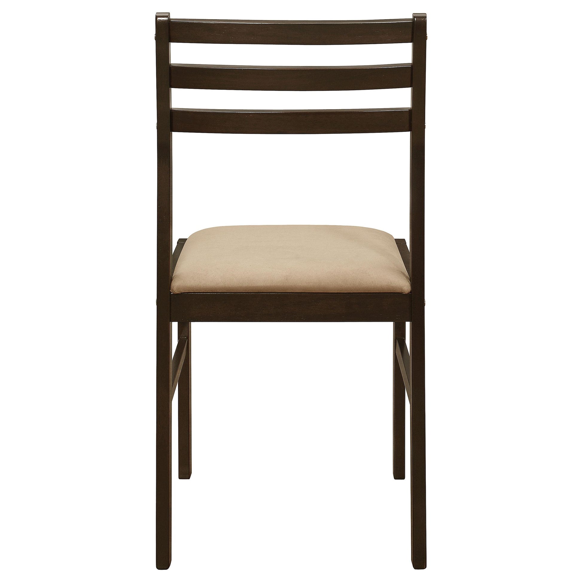  Coaster Furniture Bucknell 130005 3-piece Round Drop Leaf Dining Table Set - Cappuccino IMAGE 9