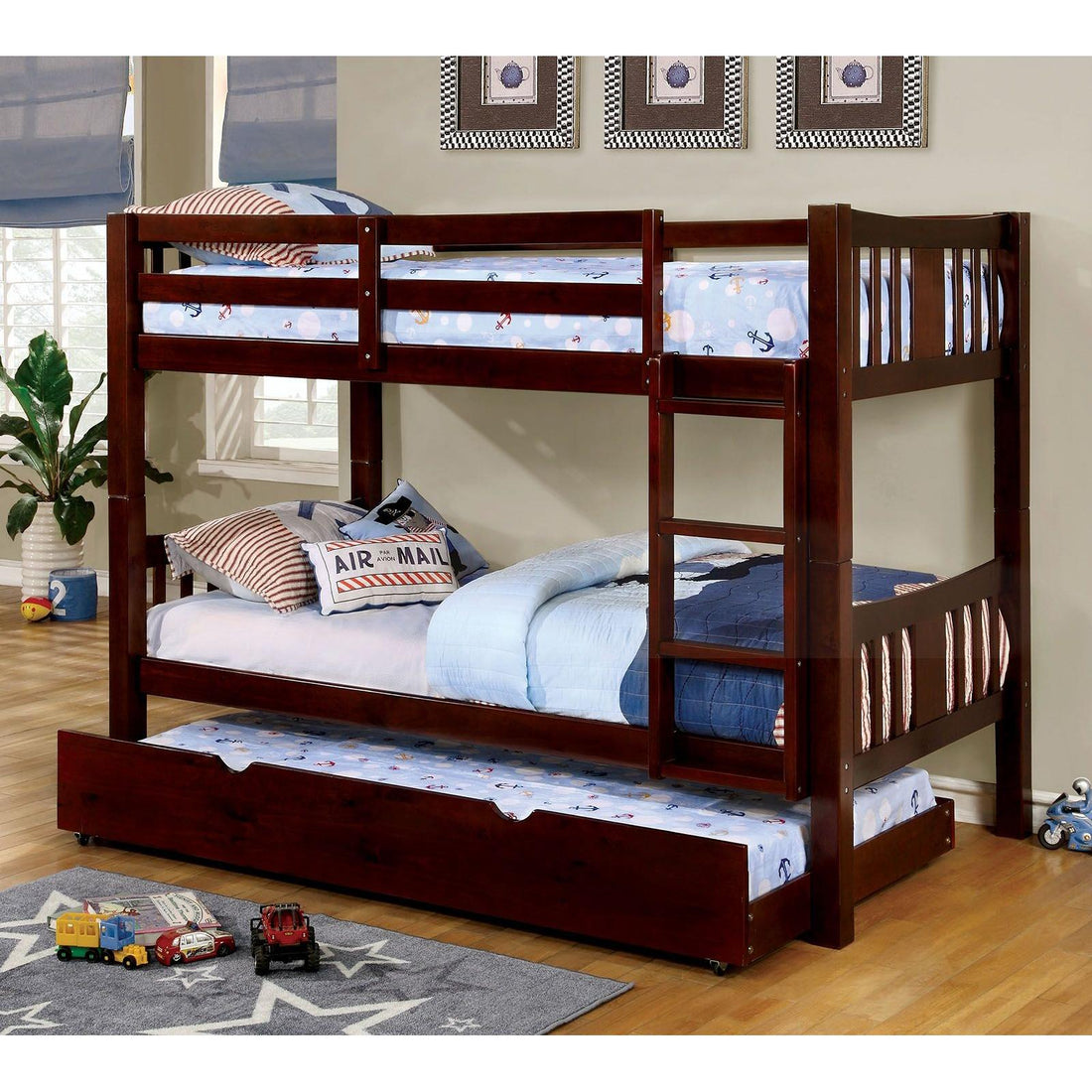  Furniture of America Cameron CM-BK929EX Twin/Twin Bunk Bed IMAGE 1