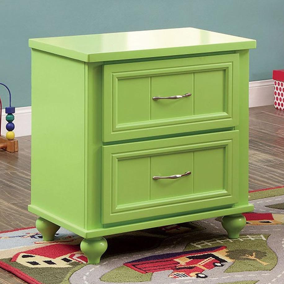  Furniture of America Lacey 2-Drawer Kids Nightstand CM7322AG-N IMAGE 2