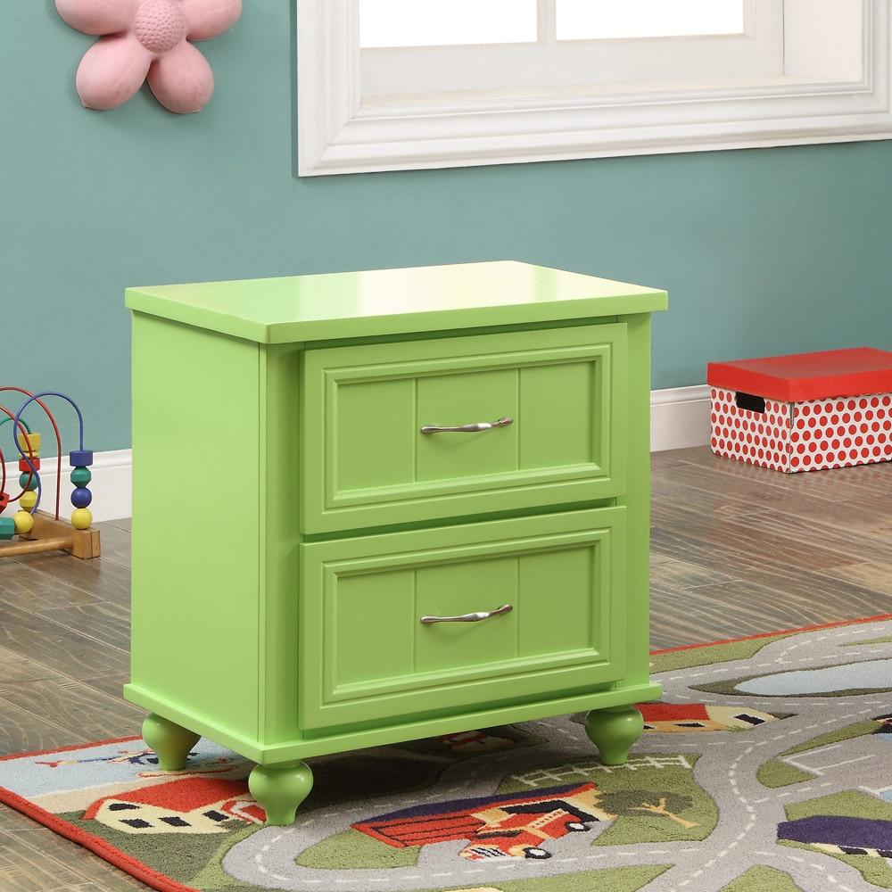  Furniture of America Lacey 2-Drawer Kids Nightstand CM7322AG-N IMAGE 3