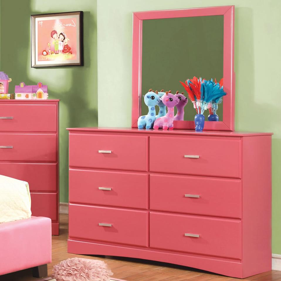  Furniture of America Kids Dresser Mirrors Mirror CM7941PK-M IMAGE 2