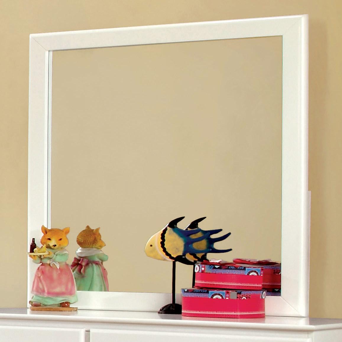  Furniture of America Kids Dresser Mirrors Mirror CM7941WH-M IMAGE 1