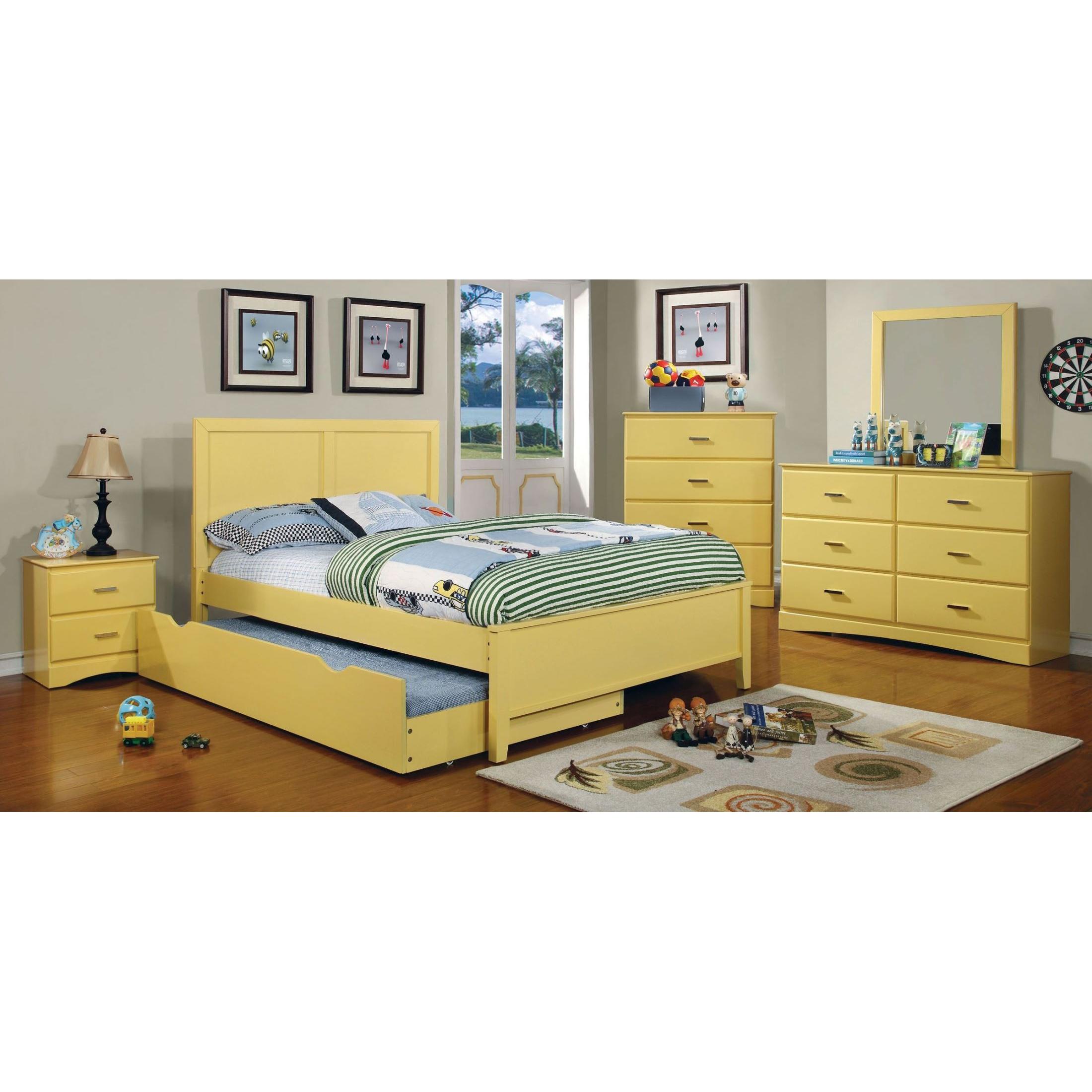  Furniture of America Prismo CM7941YW-TR Trundle IMAGE 5