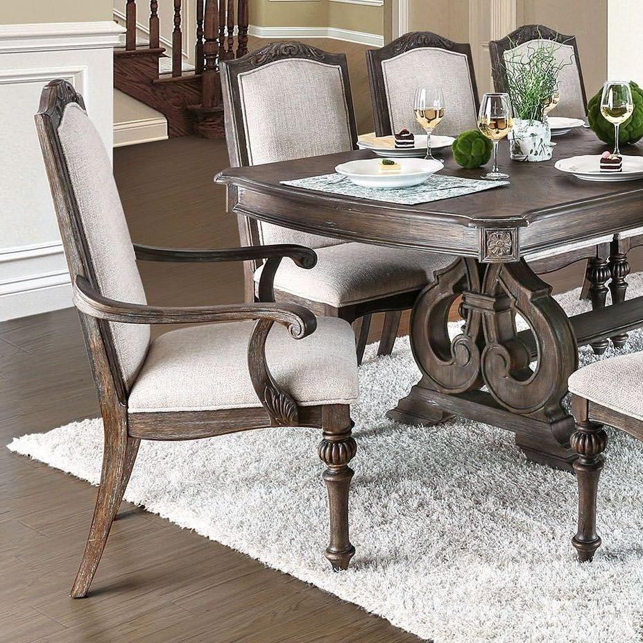  Furniture of America Arcadia Arm Chair CM3150AC-2PK IMAGE 1