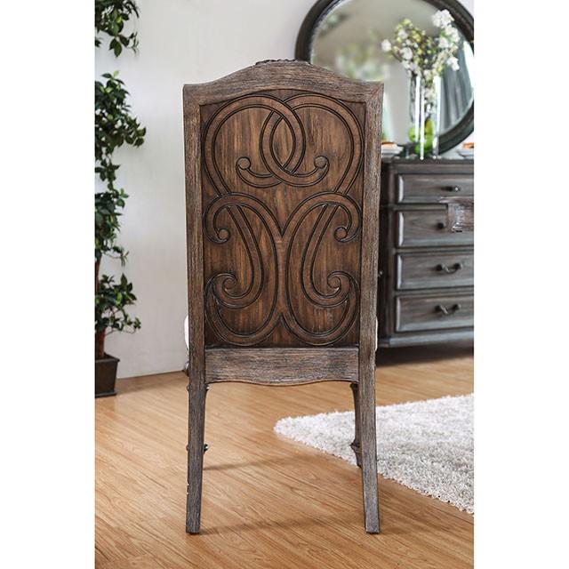  Furniture of America Arcadia Dining Table with Trestle Base CM3150T-TABLE IMAGE 2