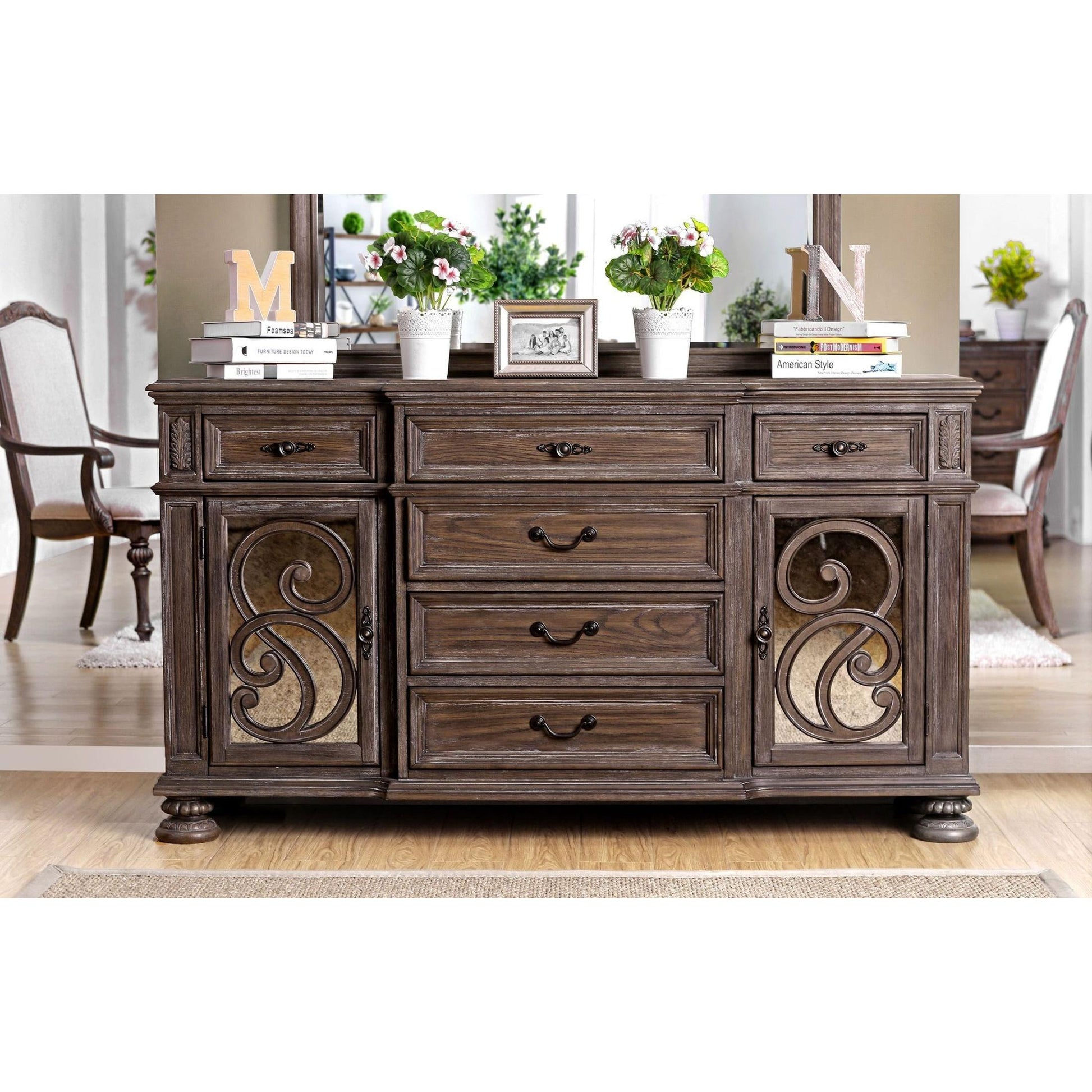 Furniture of America Arcadia Server CM3150SV IMAGE 2