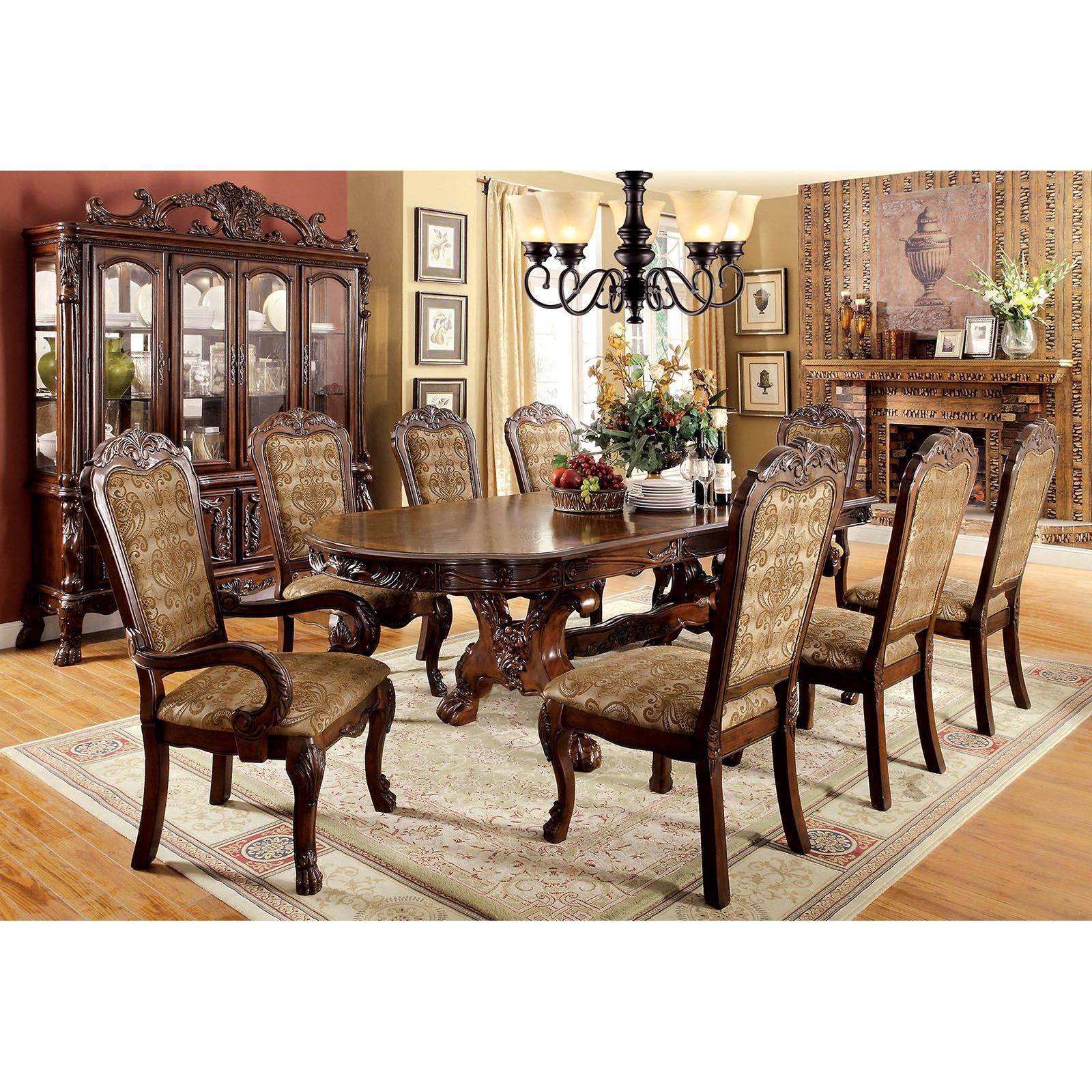  Furniture of America Medieve 2 pc China Cabinet CM3557CH-HB-SET IMAGE 4