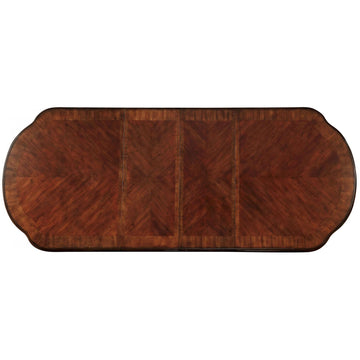  Furniture of America Oval Wyndmere Dining Table with Pedestal Base CM3186CH-T-TABLE IMAGE 1