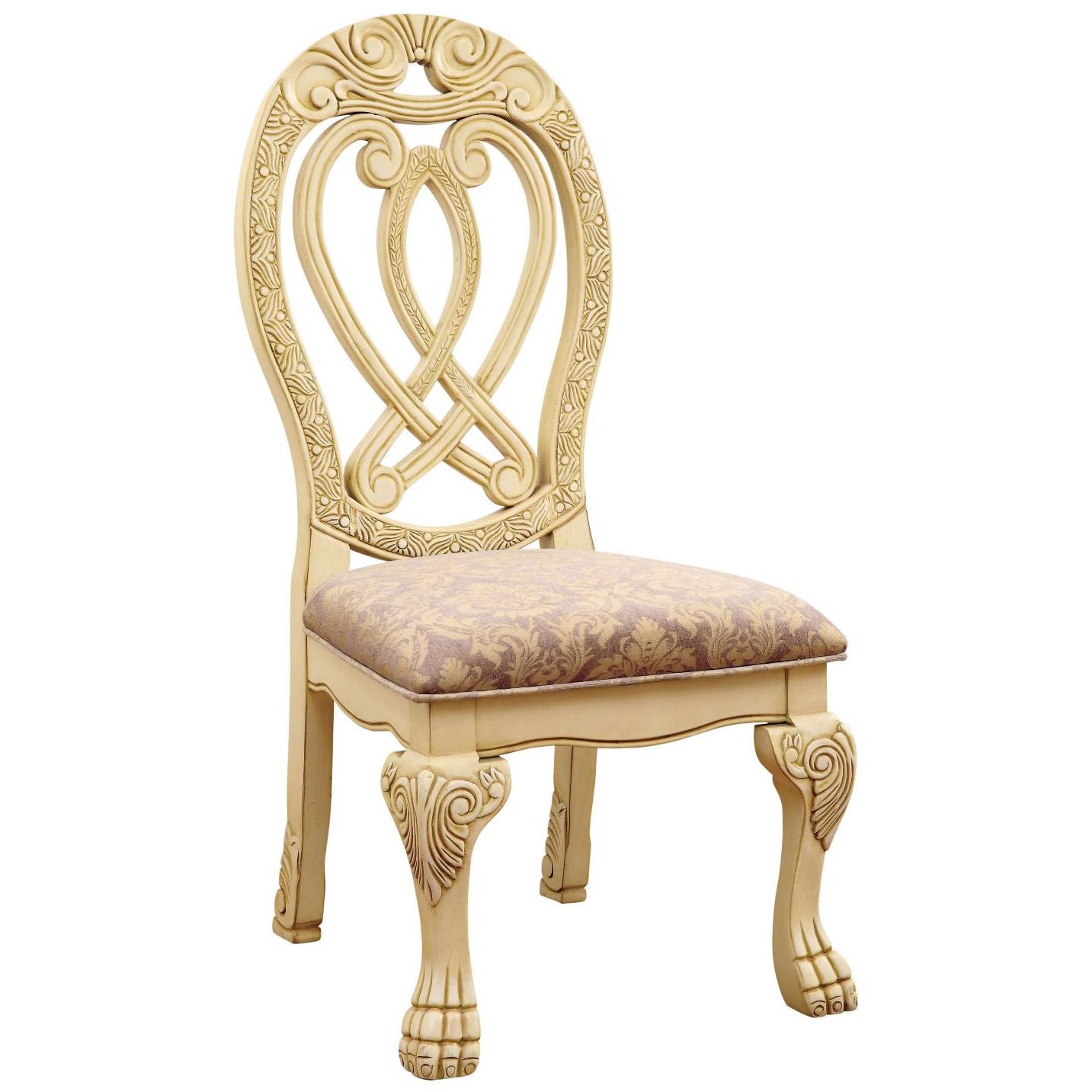  Furniture of America Wyndmere CM3186WH-SC-2PK Side Chair IMAGE 1