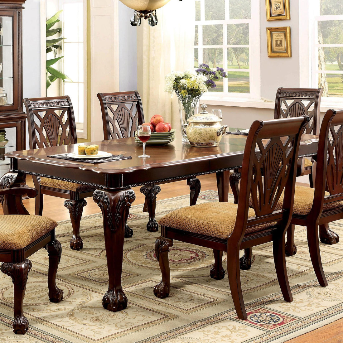 Furniture of America Petersburg Dining Table CM3185T IMAGE 1