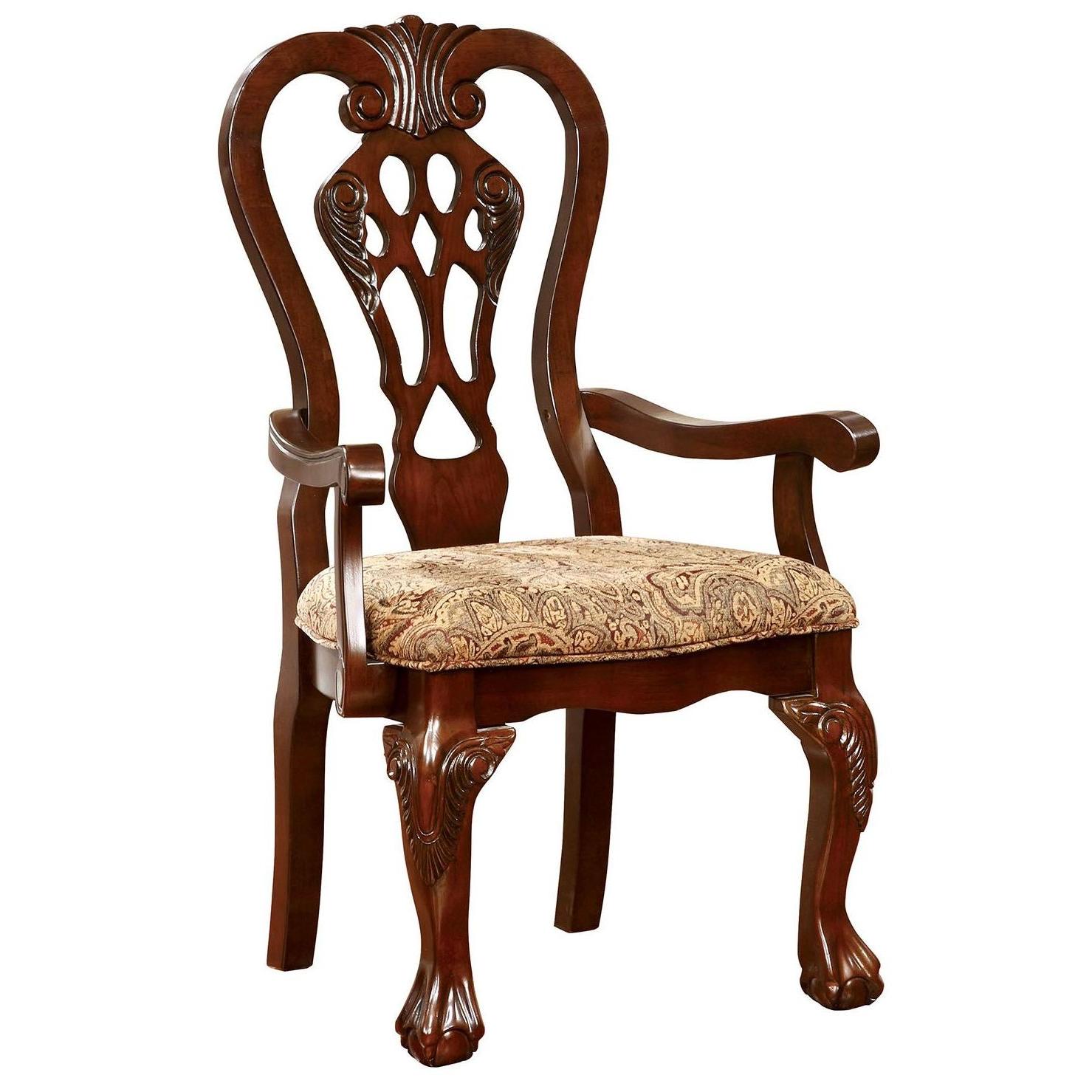  Furniture of America Elana CM3212AC-2PK Arm Chair IMAGE 1