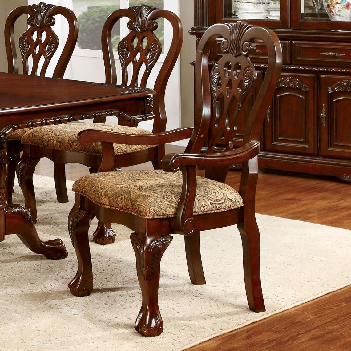  Furniture of America Elana CM3212AC-2PK Arm Chair IMAGE 3