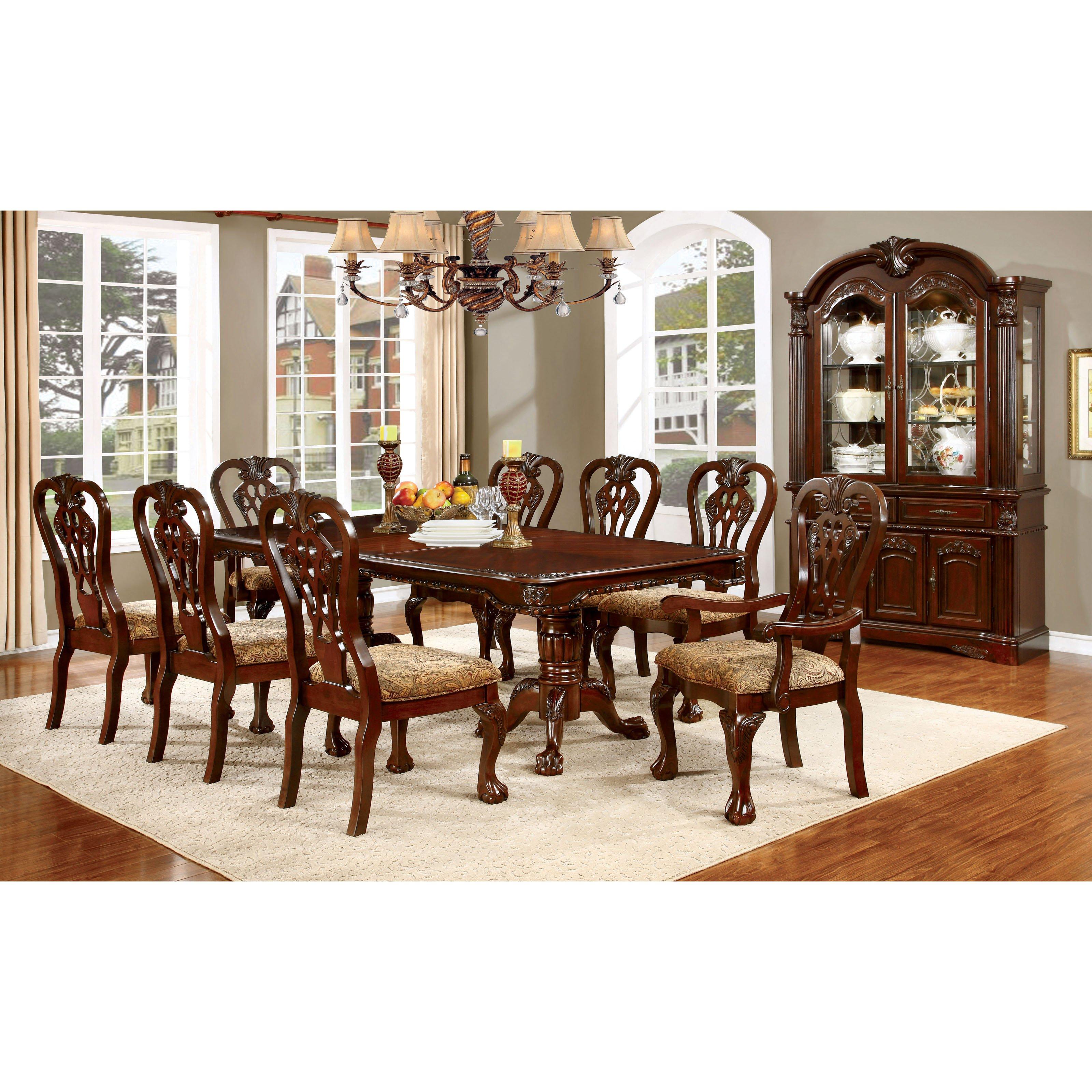  Furniture of America Elana 2 pc China Cabinet CM3212HB-SET IMAGE 3