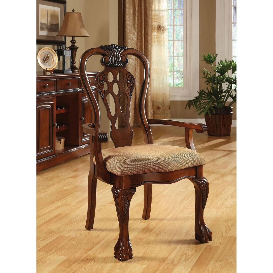  Furniture of America George Town CM3222AC-2PK Arm Chair IMAGE 1