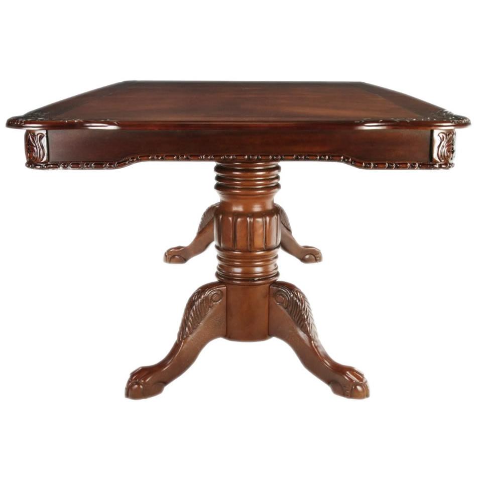  Furniture of America Georgetown Dining Table with Pedestal Base CM3222T-TABLE IMAGE 3