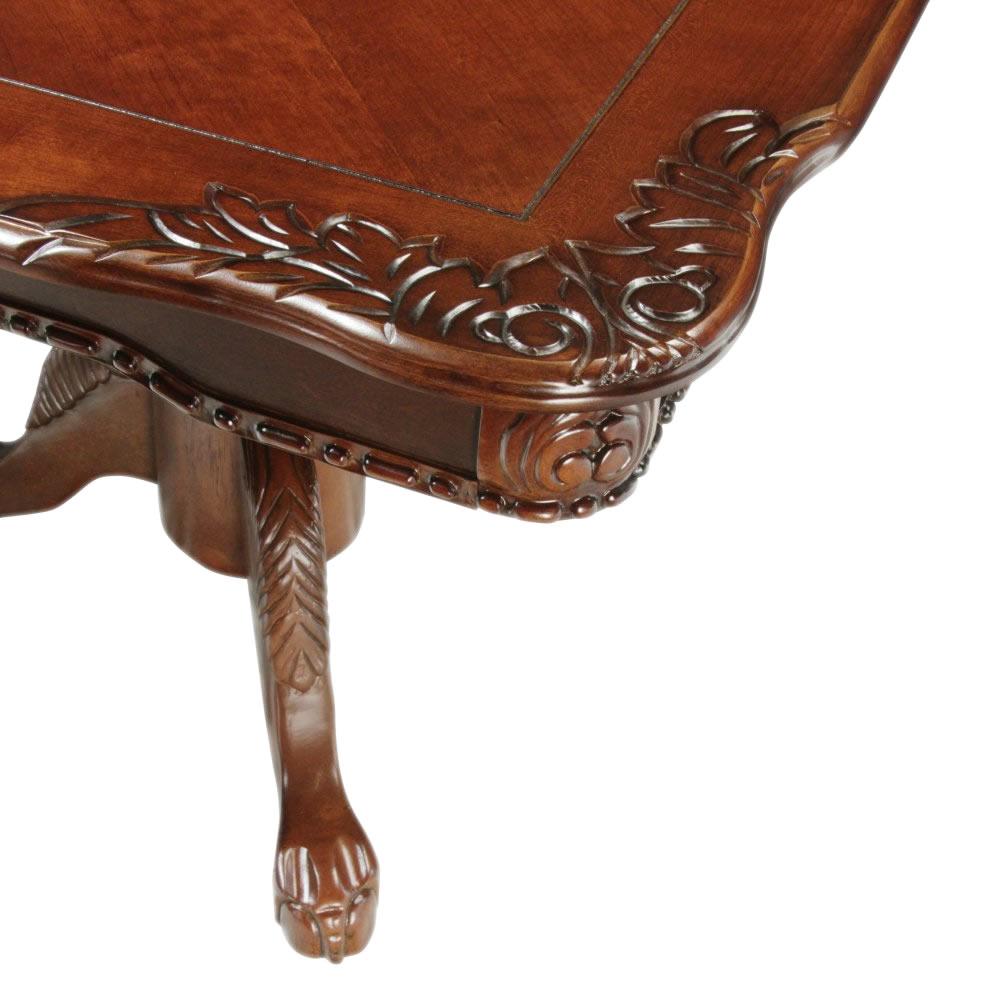  Furniture of America Georgetown Dining Table with Pedestal Base CM3222T-TABLE IMAGE 6