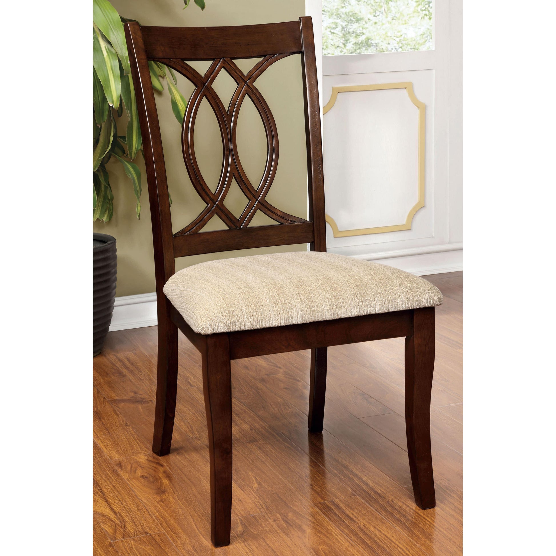  Furniture of America Carlisle CM3778SC-2PK Side Chair IMAGE 2