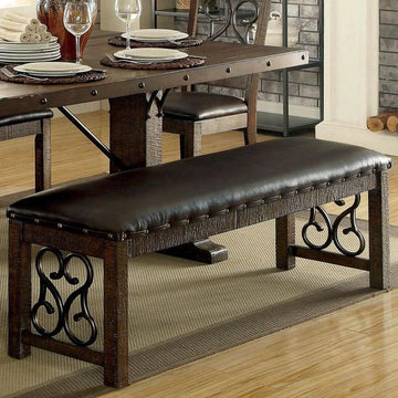  Furniture of America Paulina Bench CM3465BN IMAGE 1