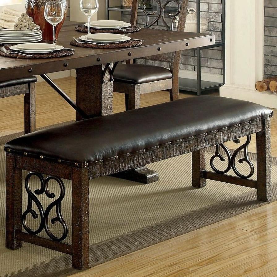  Furniture of America Paulina Bench CM3465BN IMAGE 1