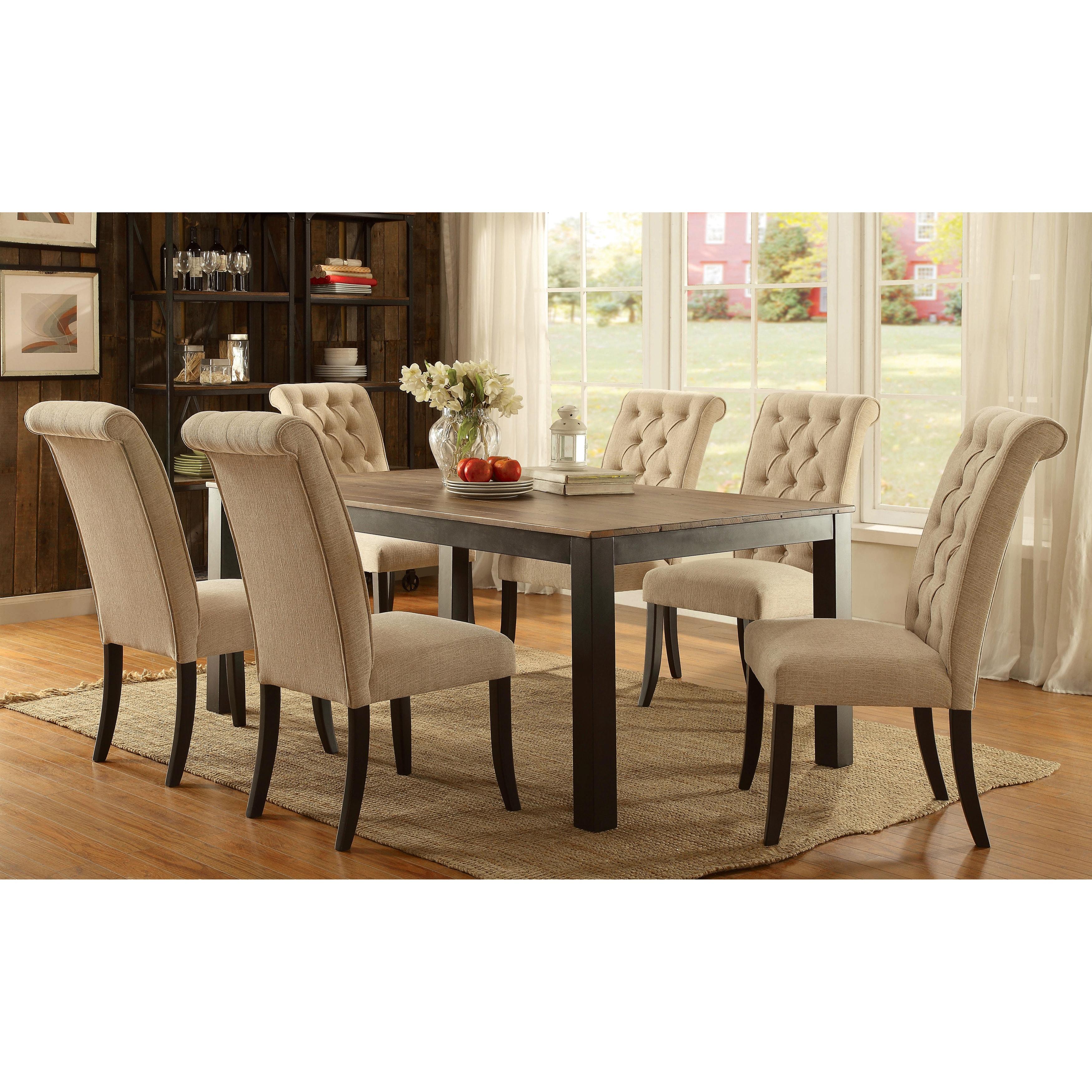  Furniture of America Marshall Dining Table CM3564T IMAGE 6