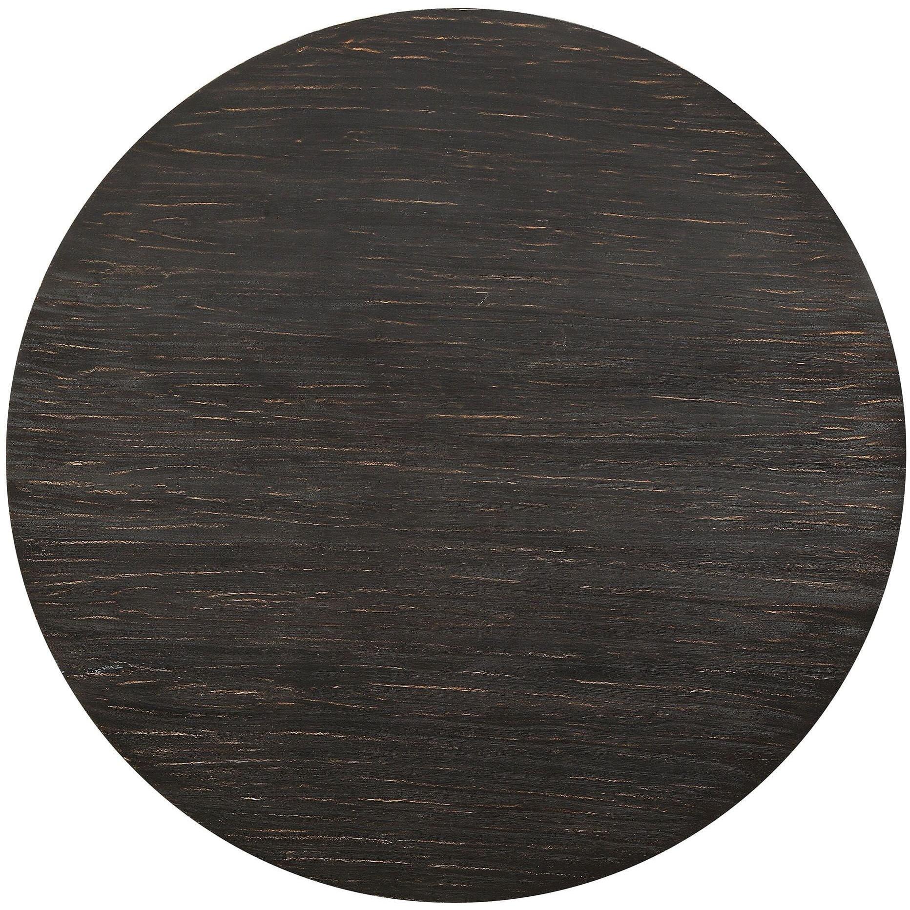  Furniture of America Round Nerissa Dining Table with Pedestal Base CM3840RT-TABLE IMAGE 3