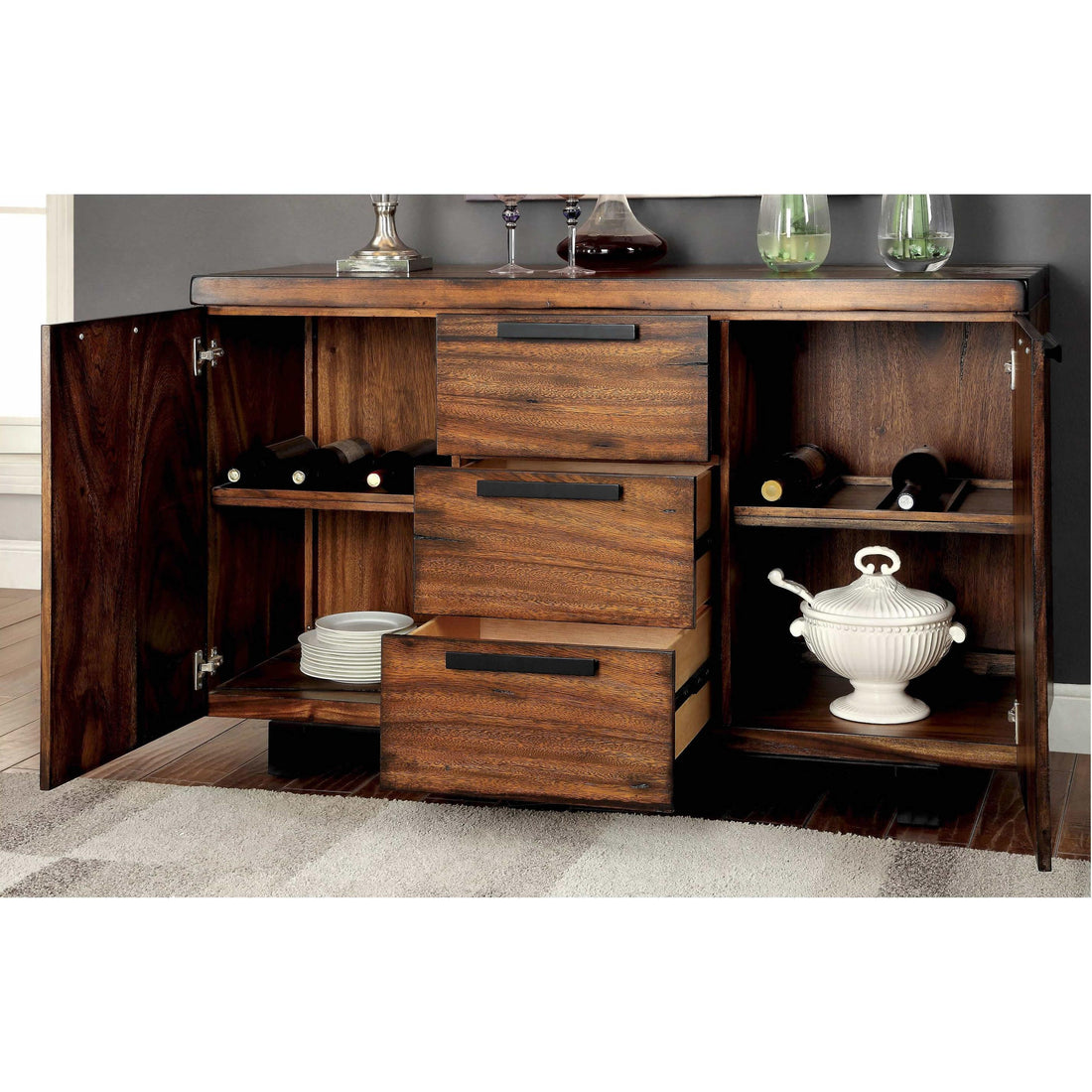  Furniture of America Maddison Server CM3606SV IMAGE 1