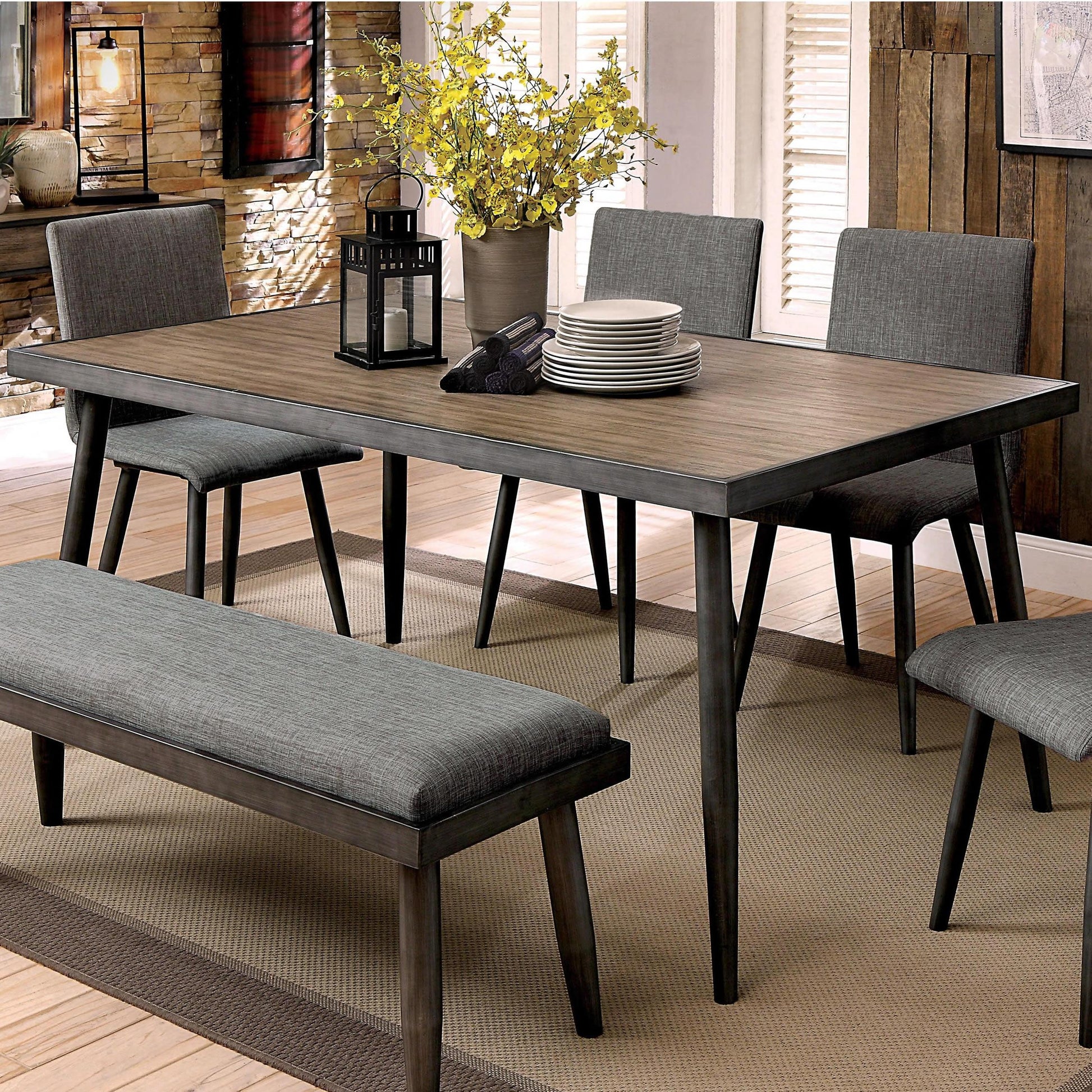  Furniture of America Vilhelm Dining Table CM3360T IMAGE 2