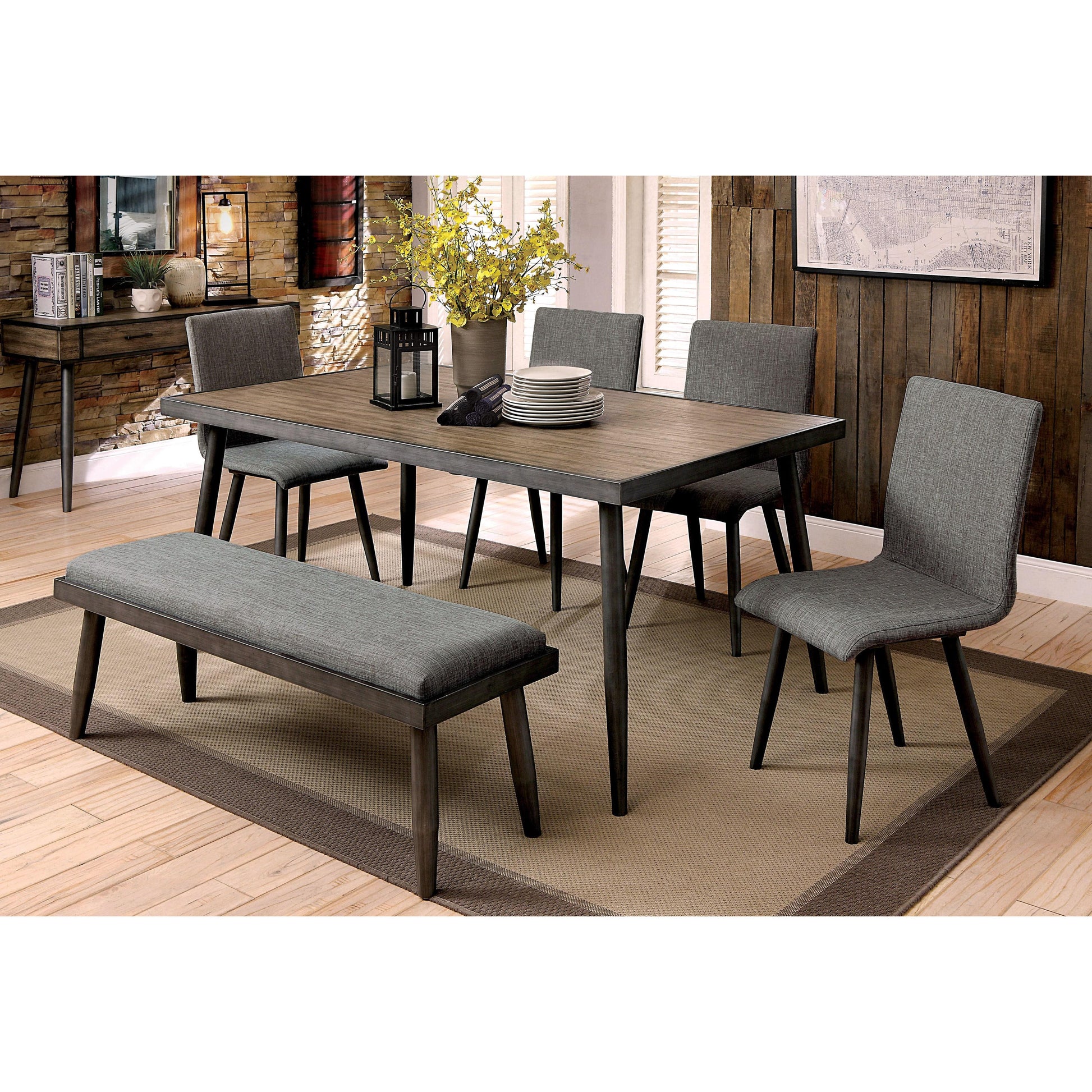  Furniture of America Vilhelm Dining Table CM3360T IMAGE 4