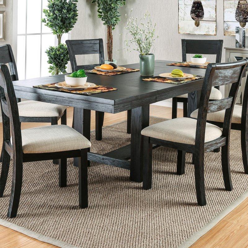 Furniture of America Thomaston Dining Table with Trestle Base CM3543T-TABLE IMAGE 1