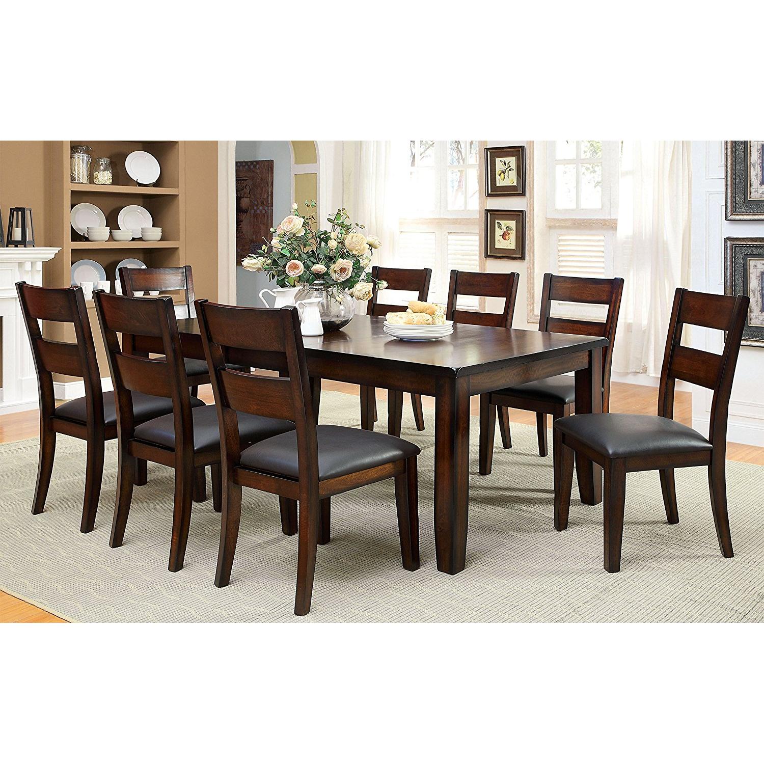  Furniture of America Dickinson Dining Table CM3187T IMAGE 6