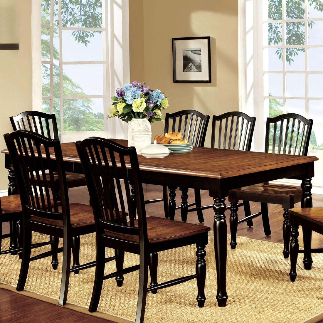  Furniture of America Mayville Dining Table CM3431T IMAGE 1