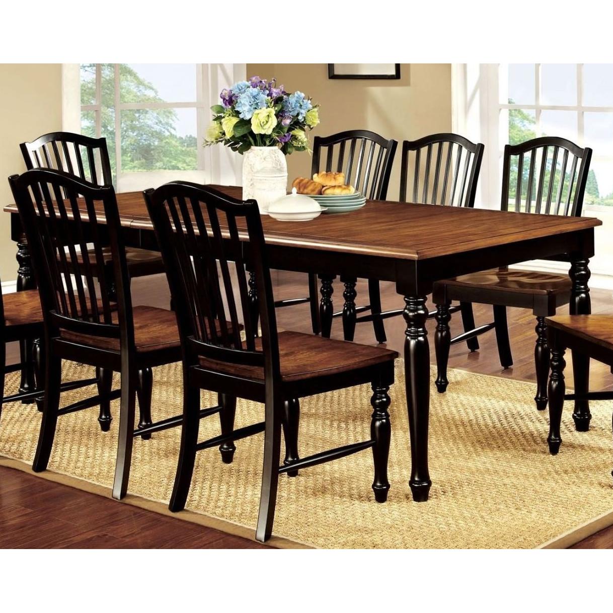  Furniture of America Mayville Dining Table CM3431T IMAGE 2