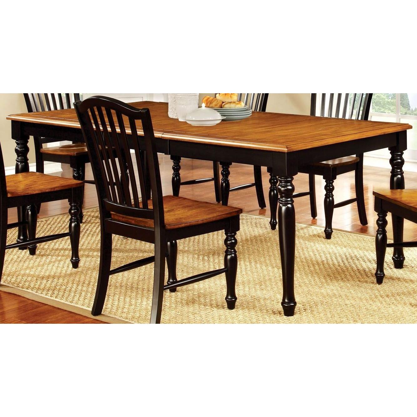  Furniture of America Mayville Dining Table CM3431T IMAGE 3