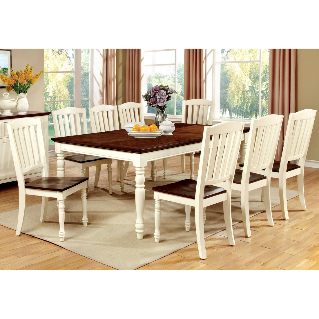  Furniture of America Harrisburg Dining Table CM3216T IMAGE 1