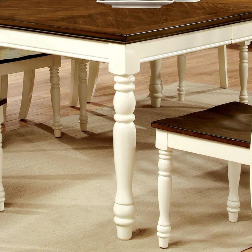  Furniture of America Harrisburg Dining Table CM3216T IMAGE 3