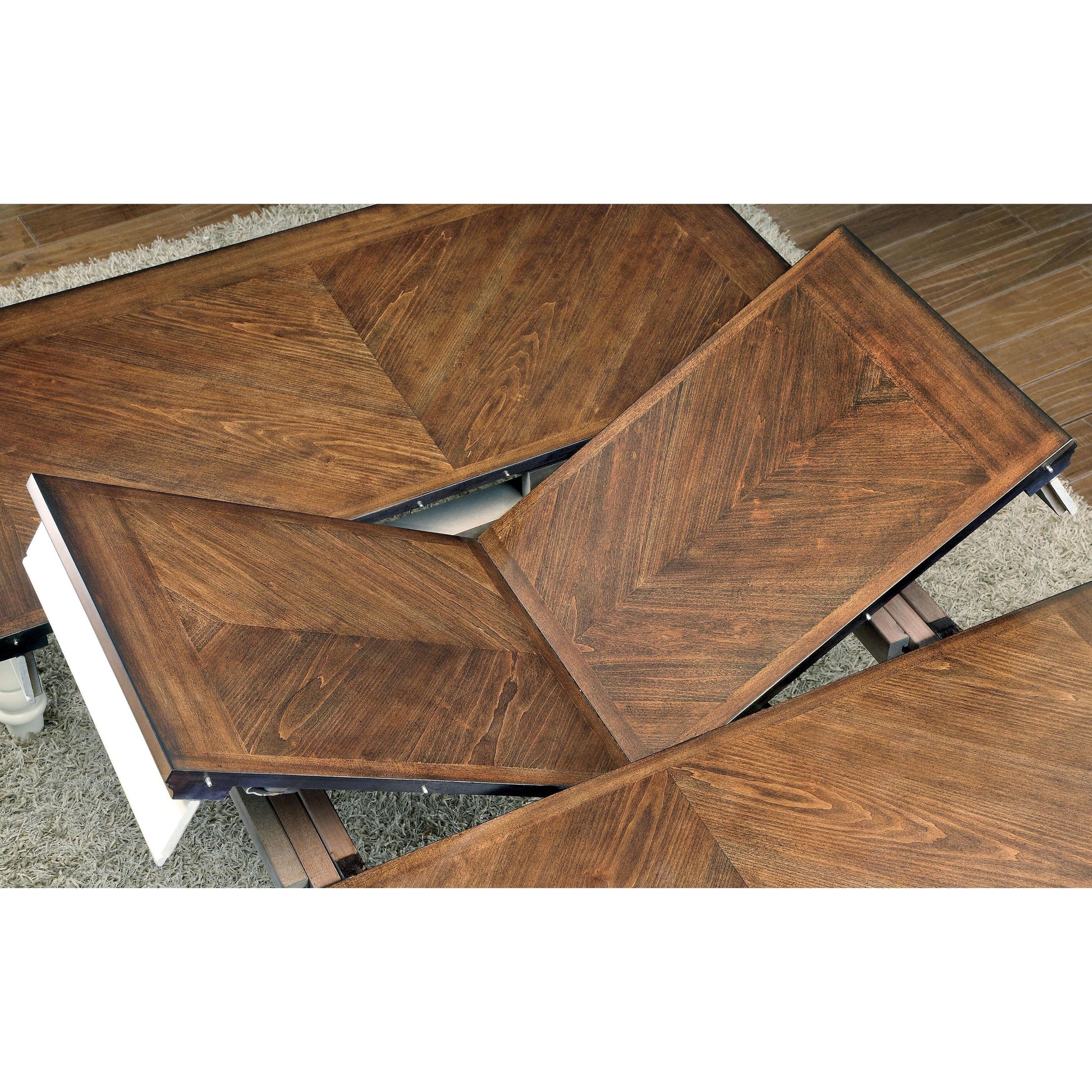  Furniture of America Harrisburg Dining Table CM3216T IMAGE 4