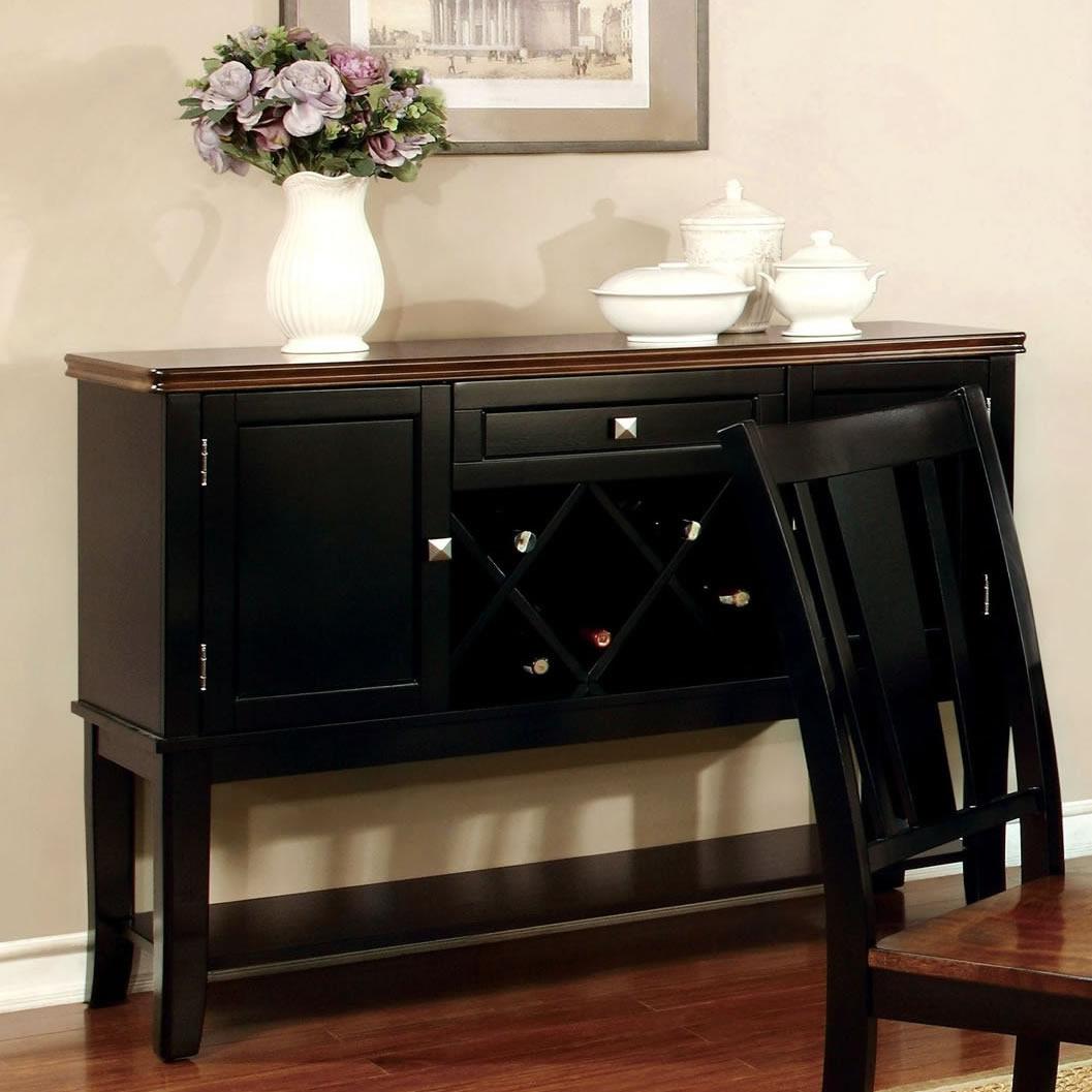  Furniture of America Dover Server CM3326BC-SV IMAGE 3