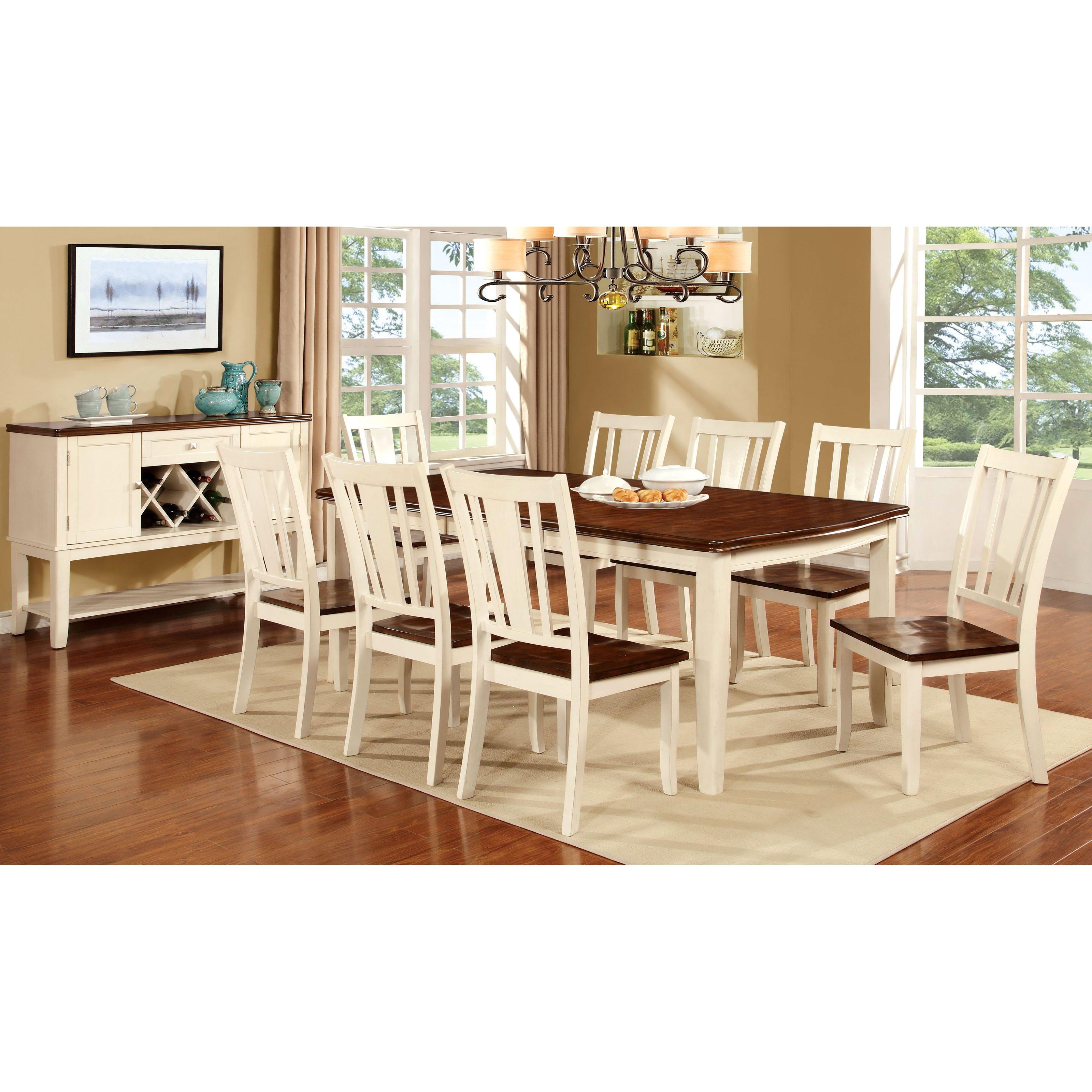  Furniture of America Dover Dining Table CM3326WC-T IMAGE 4