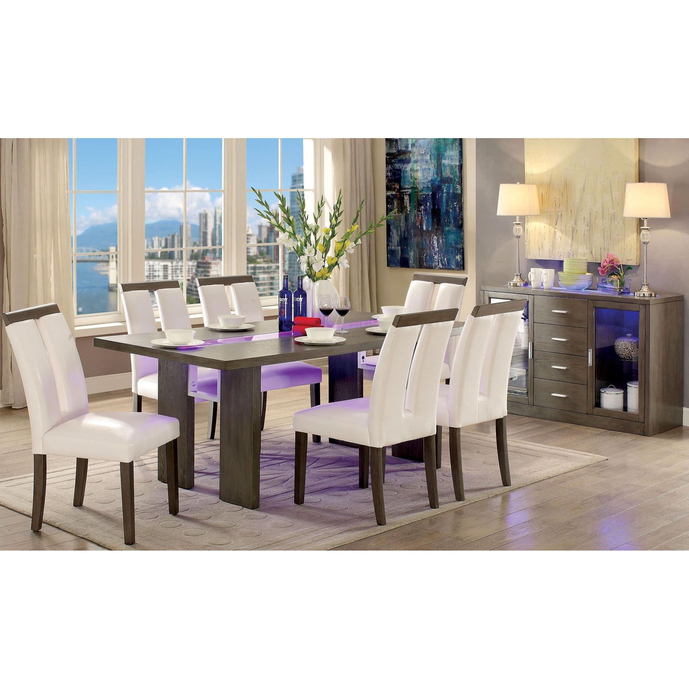  Furniture of America Luminar Server CM3559GY-SV IMAGE 5